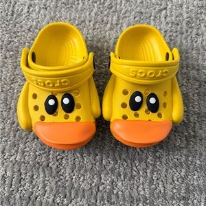 CROCS Kids Yellow Duck Water Shoes